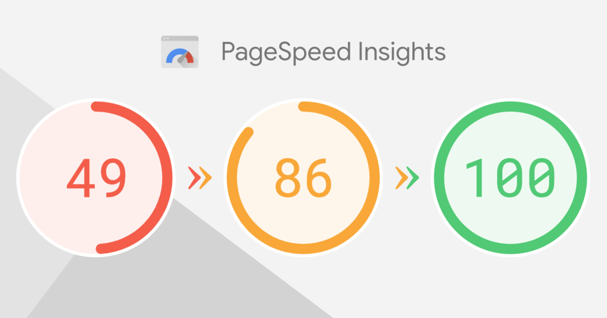 Screenshot of Google PageSpeed Insights